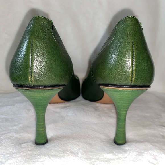 Gucci Green Leather Heels - Picture 5 of 7